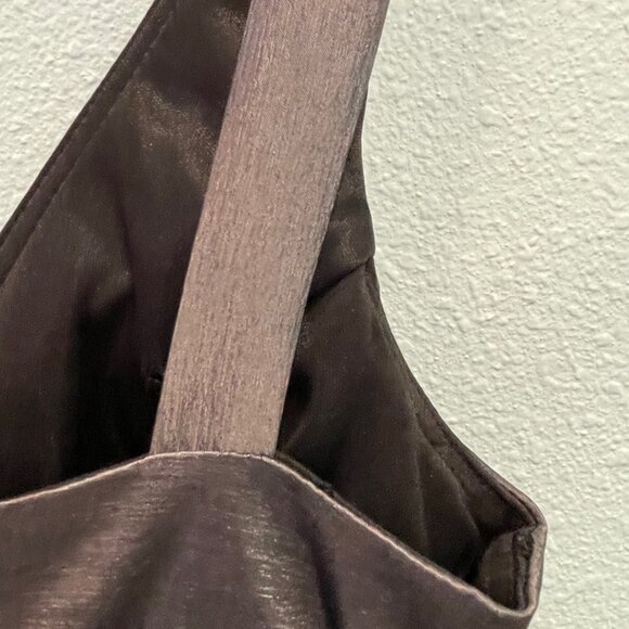 Juno‎ Dress Collection Dark Gray Silver Metallic Mini Dress Size Medium - Picture 5 of 6